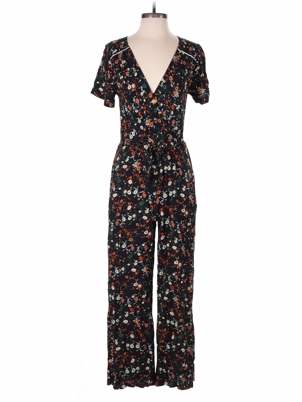 Anthropologie Porridge Floral Wide Leg Jumpsuit